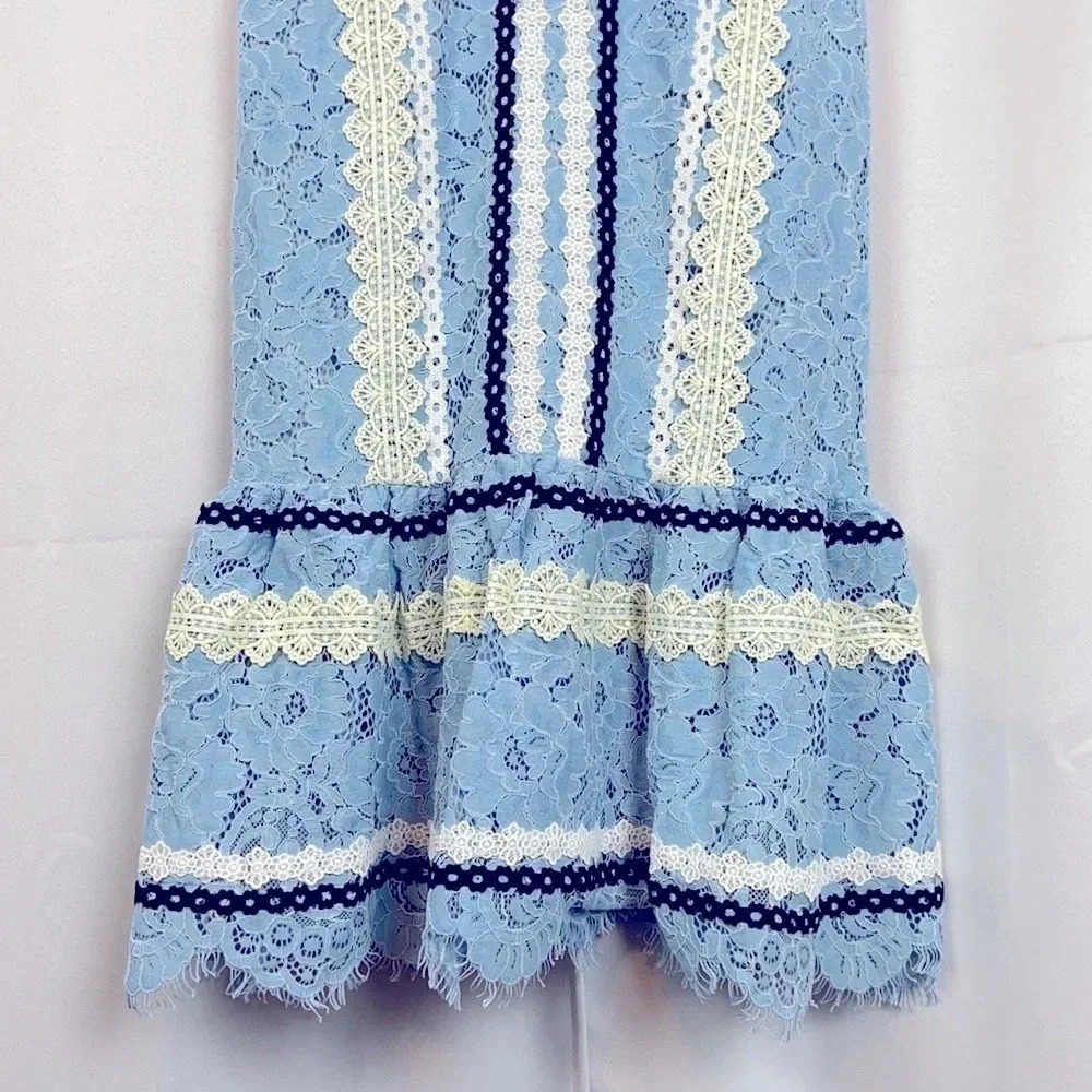 NWT Anthropologie Foxiedox Sweetheart Neckline‎ Lace Dress XS - Picture 6 of 9